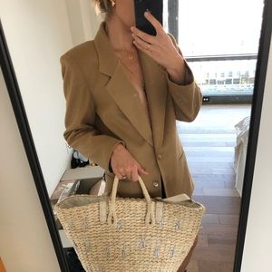 Free people straw bag (beach bag)